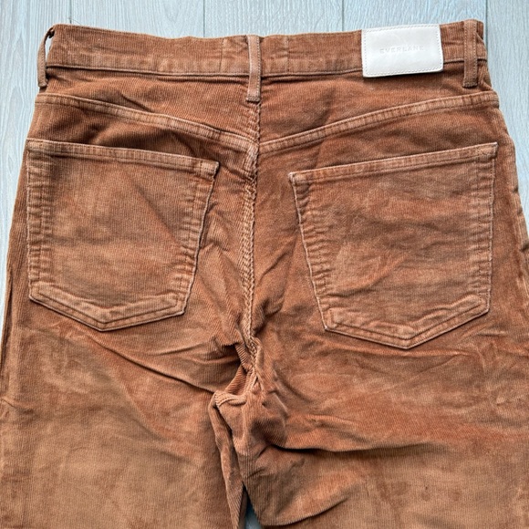 Everlane Baby Corduroy Cheeky Pants in Rust Women’s Size 30 - Picture 11 of 14